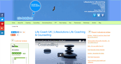 Desktop Screenshot of lifesolutions-lifecoaching.co.uk